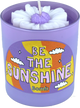 Be the Sunshine Flower Candle