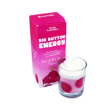 Big Button Energy Piped Candle