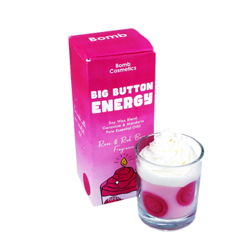 Big Button Energy Piped Candle