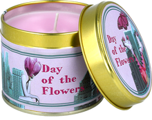 Day of the Flowers Tin Candle