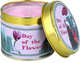 Day of the Flowers Tin Candle