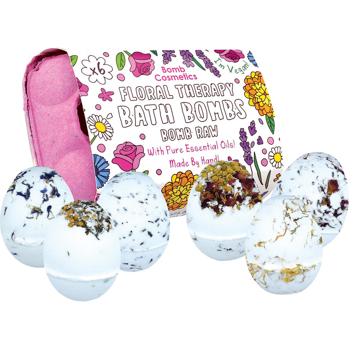 Bomb Raw Floral Therapy Bath Bombs