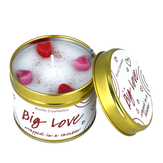 Big Love Tin Candle