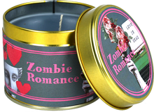 Zombie Romance Tin Candle