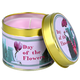 Day of the Flowers Tin Candle