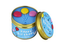 Happy Birthday Tin Candle