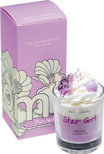 Star Girl Piped Candle